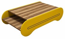 Diivanilaud Kalune Design 845(II), 120 x 63.6 x 30 cm, pruun/kollane
