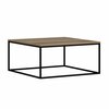 Kohvilaud Kalune Design Loni, 90 x 90 x 42 cm, pruun