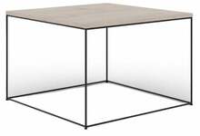 Kohvilaud ADRK Furniture Roni, 65 x 65 x 37cm, pruun/must