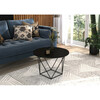 Kohvilaud ADRK Furniture Liam, 55 x 55 x 37 cm, must