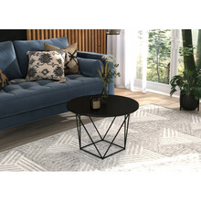 Kohvilaud ADRK Furniture Liam, 55 x 55 x 37 cm, must
