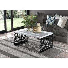 Kohvilaud ADRK Furniture Semara, 100 x 60 x 45 cm, hall/must