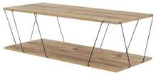 Kohvilaud Kalune Design Labranda, 50 x 120 x 30 cm, pruun/must