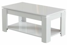 Diivanilaud Kalune Design Shelf, 104 x 56 x 47 cm, valge