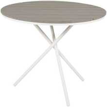 Diivanilaud Venture Design Parma, ø90 cm, valge/hall