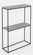 Konsoollaud ADRK Velo, 60 x 80 x 80 cm, hall/must