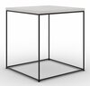Kohvilaud ADRK Furniture Adina, 40 x 40 x 43 cm, hall/must