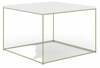 Kohvilaud ADRK Furniture Roni, 65 x 65 x 37cm, valge/kuldne