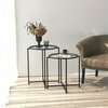 Kohvilaud Kalune Design S412, 50 x 50 x 60 cm, must