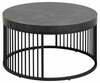Diivanilaud Actona Strington, 65 x 65 x 35 cm, must