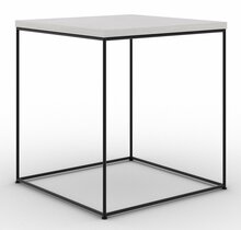 Kohvilaud ADRK Furniture Adina, 40 x 40 x 43 cm, hall/must