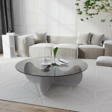 Kohvilaud Kalune Design Himalayas, 90 x 90 x 30 cm, valge