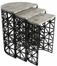 Diivanilauakomplekt Kalune Design 845, must/pruun