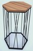 Kohvilaud Kalune Design Cetrus, 40 x 35 x 62 cm, must/pähkel