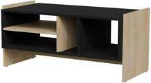 Cama Meble PORTO pink/laud, 100 x 50 x 46 cm, tamm/must