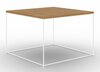 Kohvilaud ADRK Furniture Roni, 65 x 65 x 37 cm, pruun/valge/pruunikas