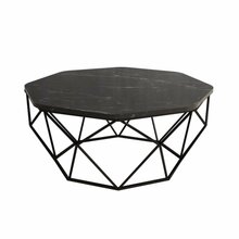 Diivanilaud Kalune Design Diamond, 90 x 90 x 38 cm, must