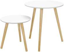 Diivanilauakomplekt Songmics, 2-osaline, valge
