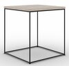 Kohvilaud ADRK Furniture Adina, 40 x 40 x 43 cm, must/pruun