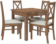 Söögitoa komplekt ADRK Furniture Rodos 38, puit
