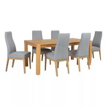 Söögitoakomplekt Home4you Chicago New, laud 180 x 90 x 76 cm, 6 tooli
