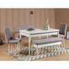 Söögitoa komplekt Kalune Design 869(I), valge/helehall