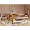 Söögitoa komplekt Kalune Design Vina, 5-osaline, pruun/roosa