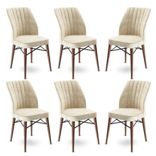 Toolide komplekt Hanah Home Flex, 6 tk, pruun/beež, metallraam