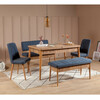 Söögitoa komplekt Kalune Design 869(I), sinine/beež