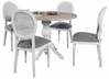 Söögitoa komplekt Kalune Design Albero 134, 5-osaline, valge