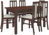 Söögitoa komplekt ADRK Furniture Rodos 59, pruun/beež