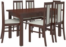 Söögitoa komplekt ADRK Furniture Rodos 59, pruun/beež
