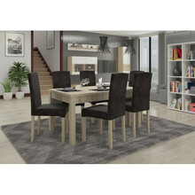 Söögitoa komplekt ADRK Furniture Rodos 56, tamm