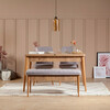 Söögitoa komplekt Kalune Design 869, helehall/beež