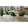 Söögitoakomplekt ADRK Furniture Rodos 82, roheline/pruun