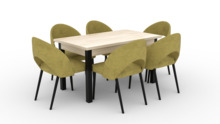 ADRK Furniture Rodos 82, roheline/pruun