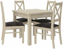 Söögitoa komplekt ADRK Furniture Rodos 38, beež/hall