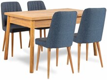 Söögitoa komplekt Kalune Design Costa 1048 - 1 A, mänd/tumesinine