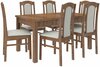 Söögitoakomplekt ADRK Furniture Rodos 53, heledapruun