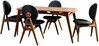 Söögitoa komplekt Kalune Design Touch, pähkel/antratsiit, 5-osaline