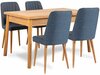 Söögitoa komplekt Kalune Design Santiago 1048 - 1 A, mänd/tumesinine