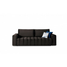Diivan Nore Lazaro 02, 97 x 247 x 92 cm, tumepruun