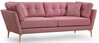 Diivan Hanah Home Mapa, 214 x 90 x 84 cm, 3-kohaline, roosa
