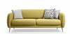 Diivanvoodi Hanah Home Sevilla, 98 x 214 x 85 cm, kollane