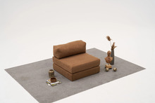 Diivan Hanah Home Comfort, 95 x 75 x 95 cm, pruun