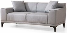Diivan Hanah Home Petra 2, 69 x 163 x 86 cm, helehall