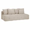 Diivanvoodi Home4you Luise, 200 x 100 x 83 cm, beež