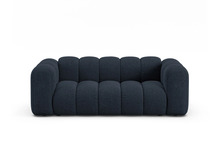 Sofa Micadoni Lupine, 200 x 95 x 70 cm, 2-kohaline, tumesinine