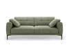 Sofa Micadoni Home Bemy, 230 x 102 x 86 cm, 4-kohaline, tume oliivroheline