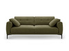 Sofa Micadoni Home Bemy, 230 x 102 x 86 cm, 4-kohaline, roheline